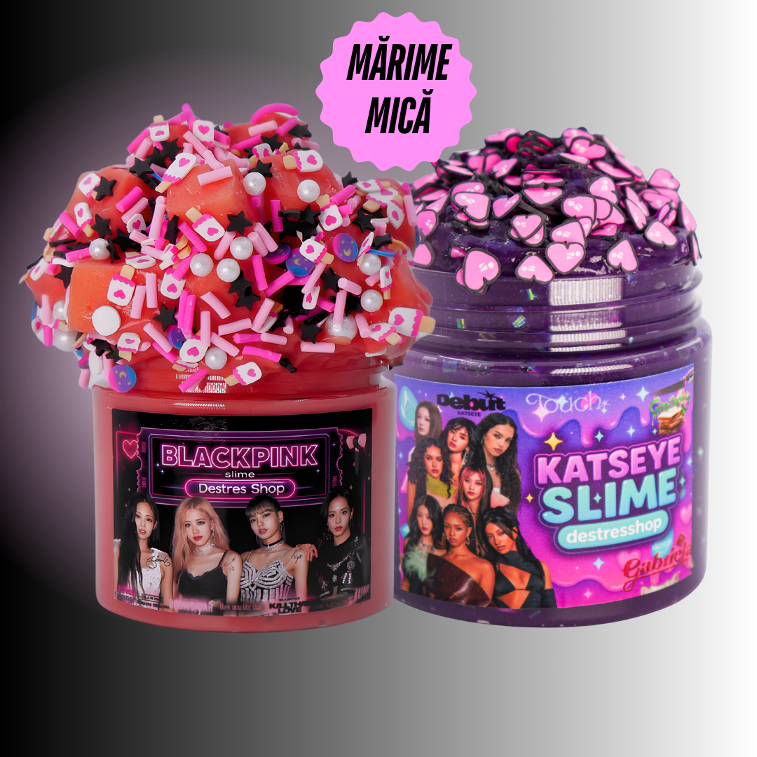 PACHET-15% REDUCERE K POP SLIMES- KATSEYE ȘI BLACKPINK MIC