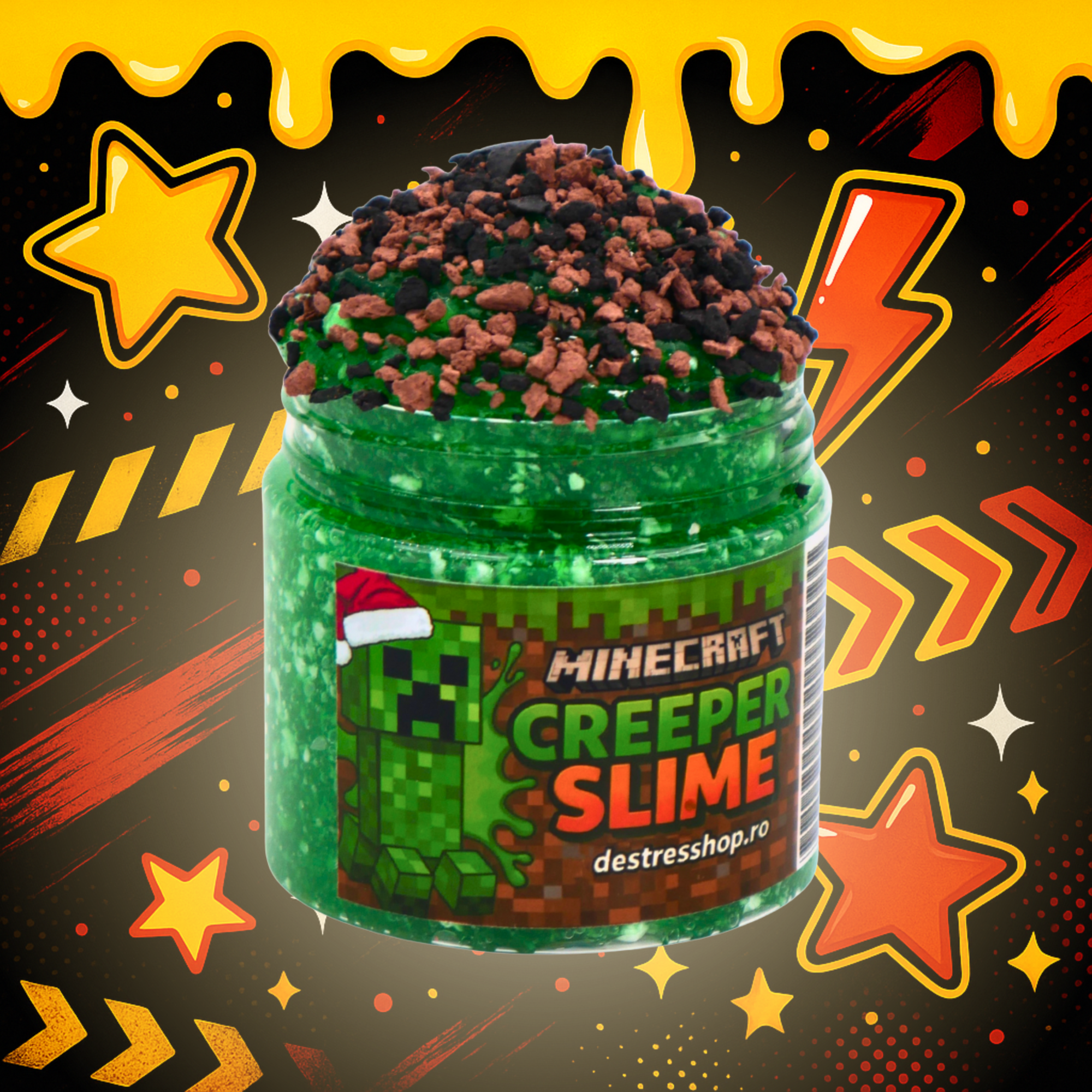 MINECRAFT CREEPER CRĂCIUN SLIME